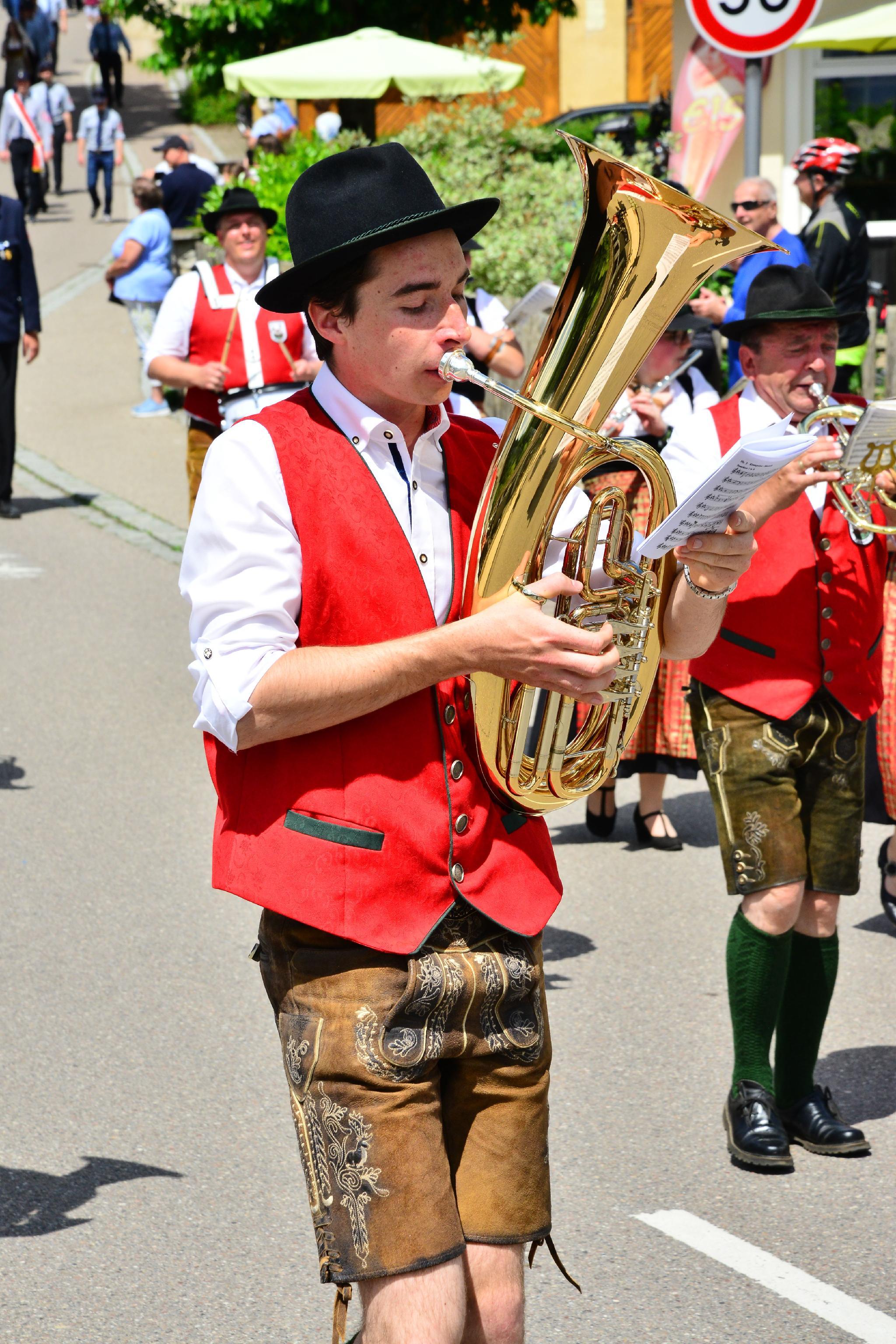 Der kilometerlange Festzug war einer der Höhepunkte des Jubiläumsfestes.