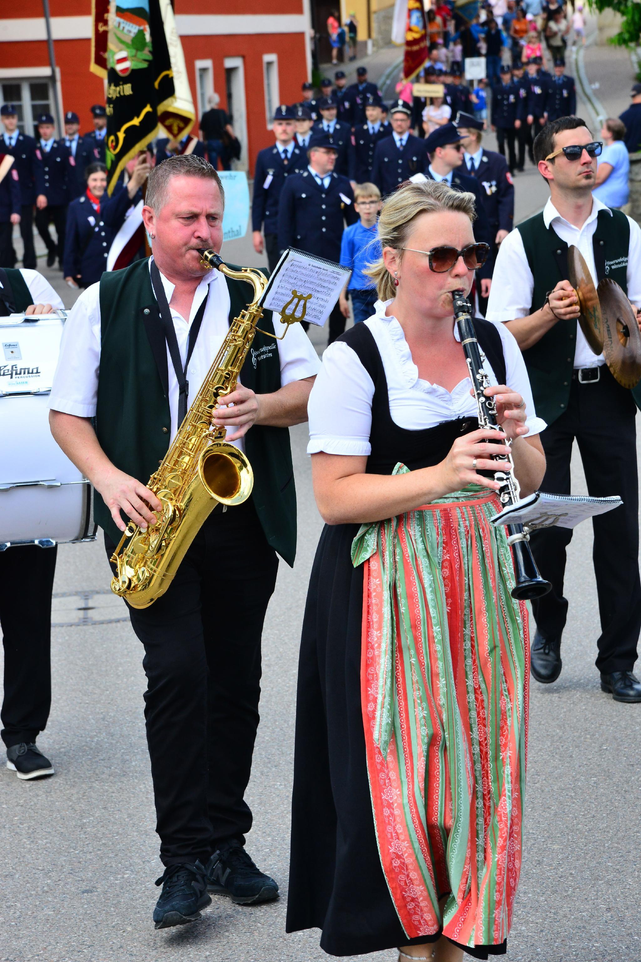 Der kilometerlange Festzug war einer der Höhepunkte des Jubiläumsfestes.