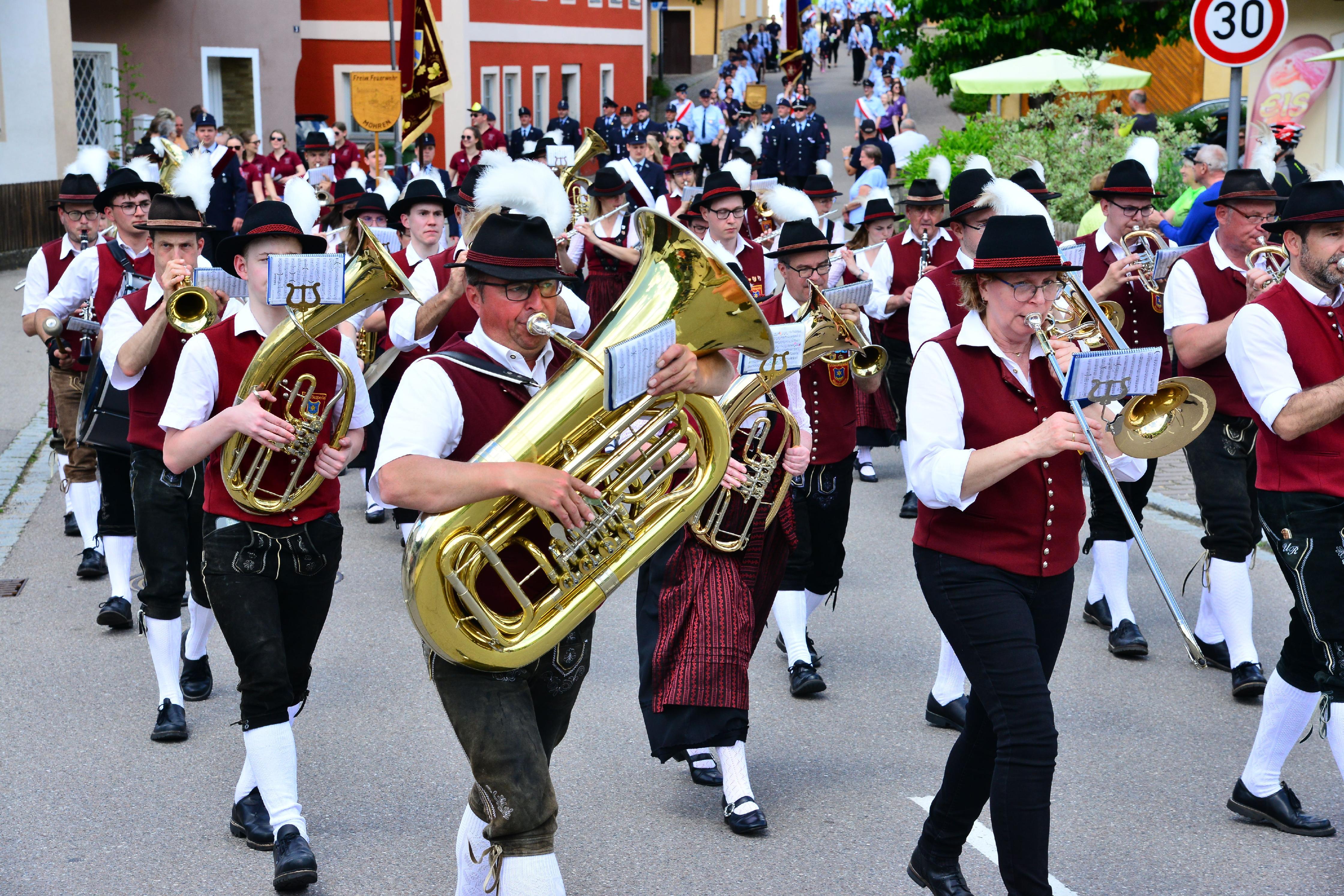 Der kilometerlange Festzug war einer der Höhepunkte des Jubiläumsfestes.