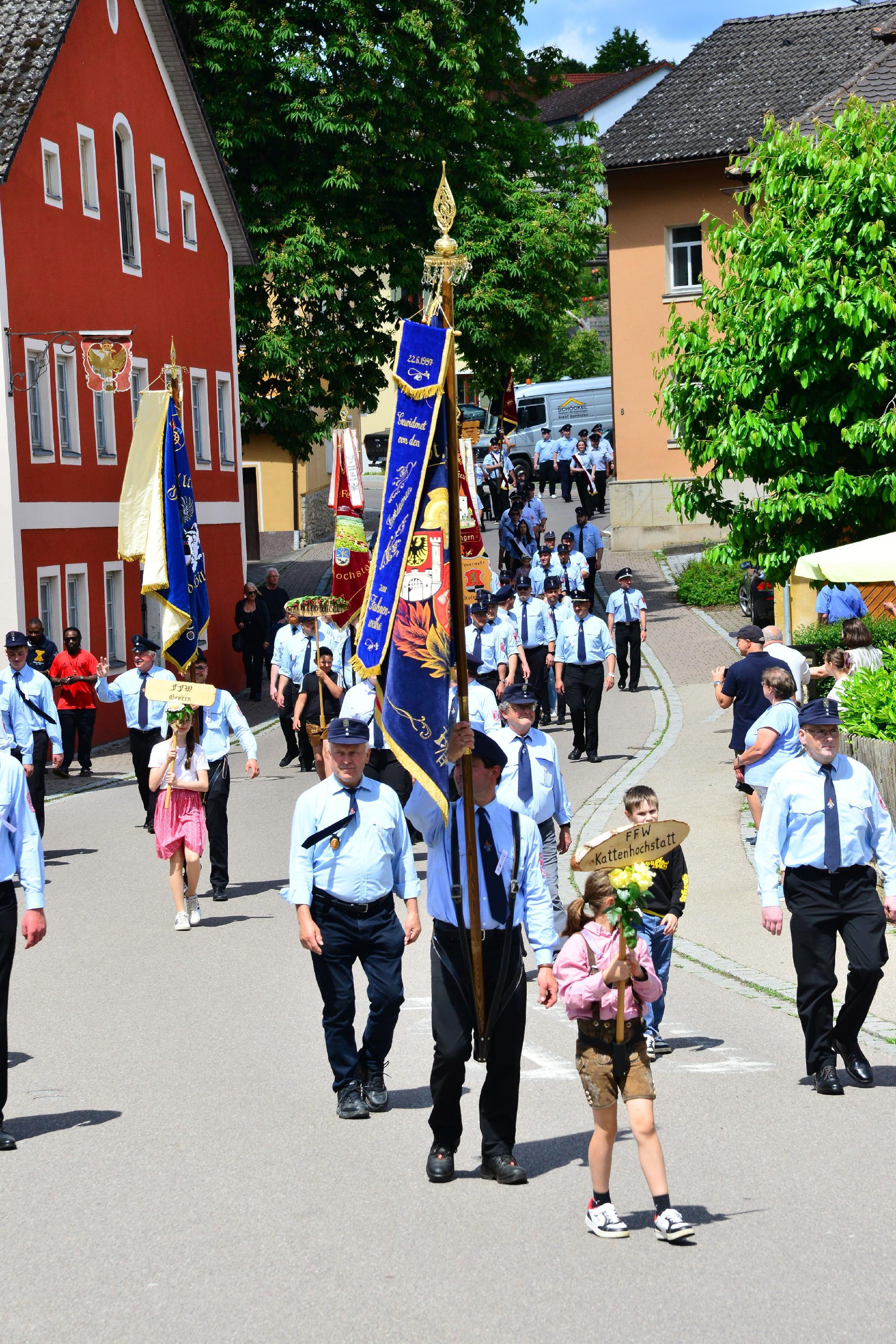 Der kilometerlange Festzug war einer der Höhepunkte des Jubiläumsfestes.