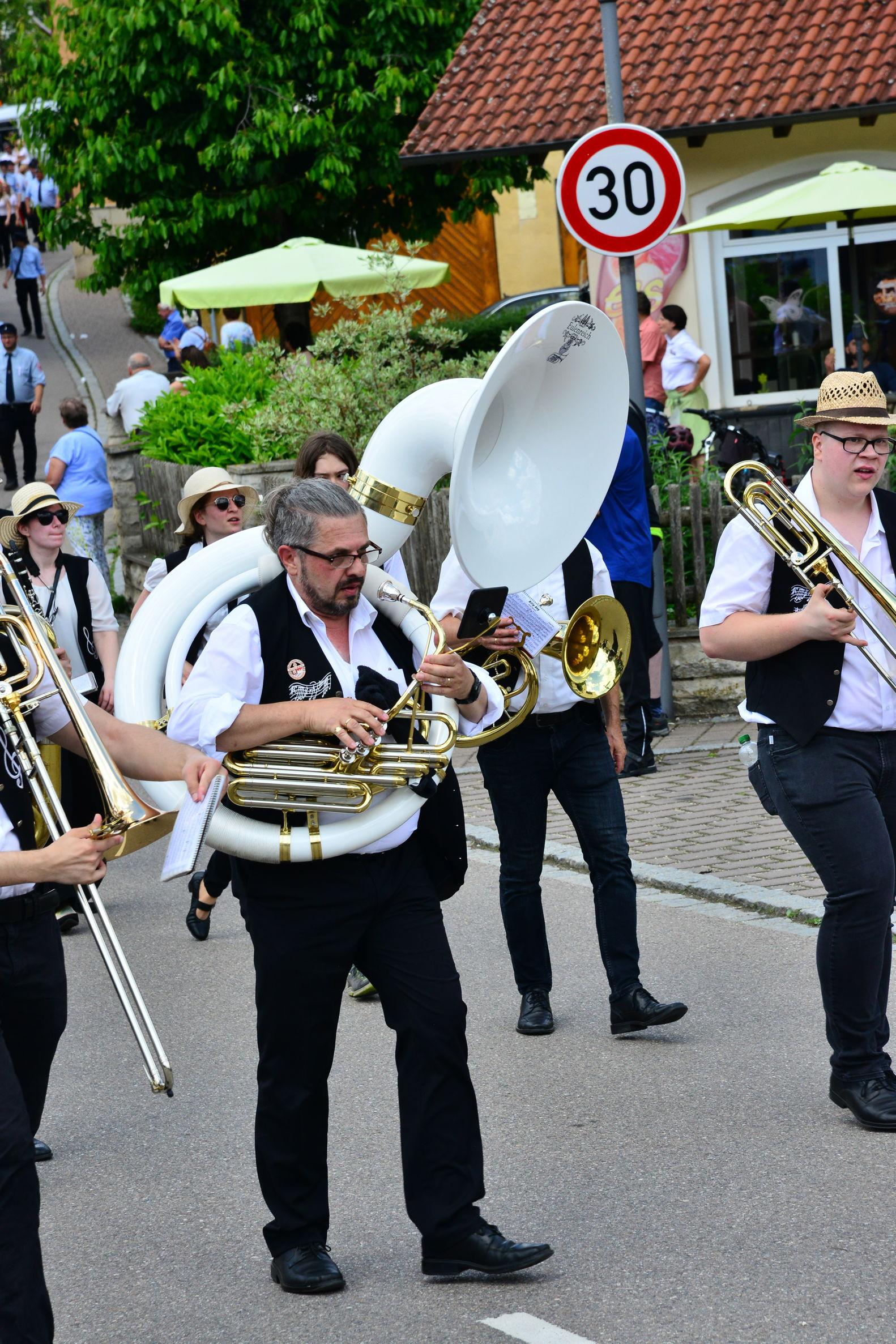 Der kilometerlange Festzug war einer der Höhepunkte des Jubiläumsfestes.