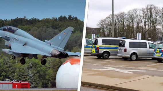 Zusammenstoß mit Eurofighter während Landeanflug auf bayerischem Flughafen - jetzt ermittelt Kripo
