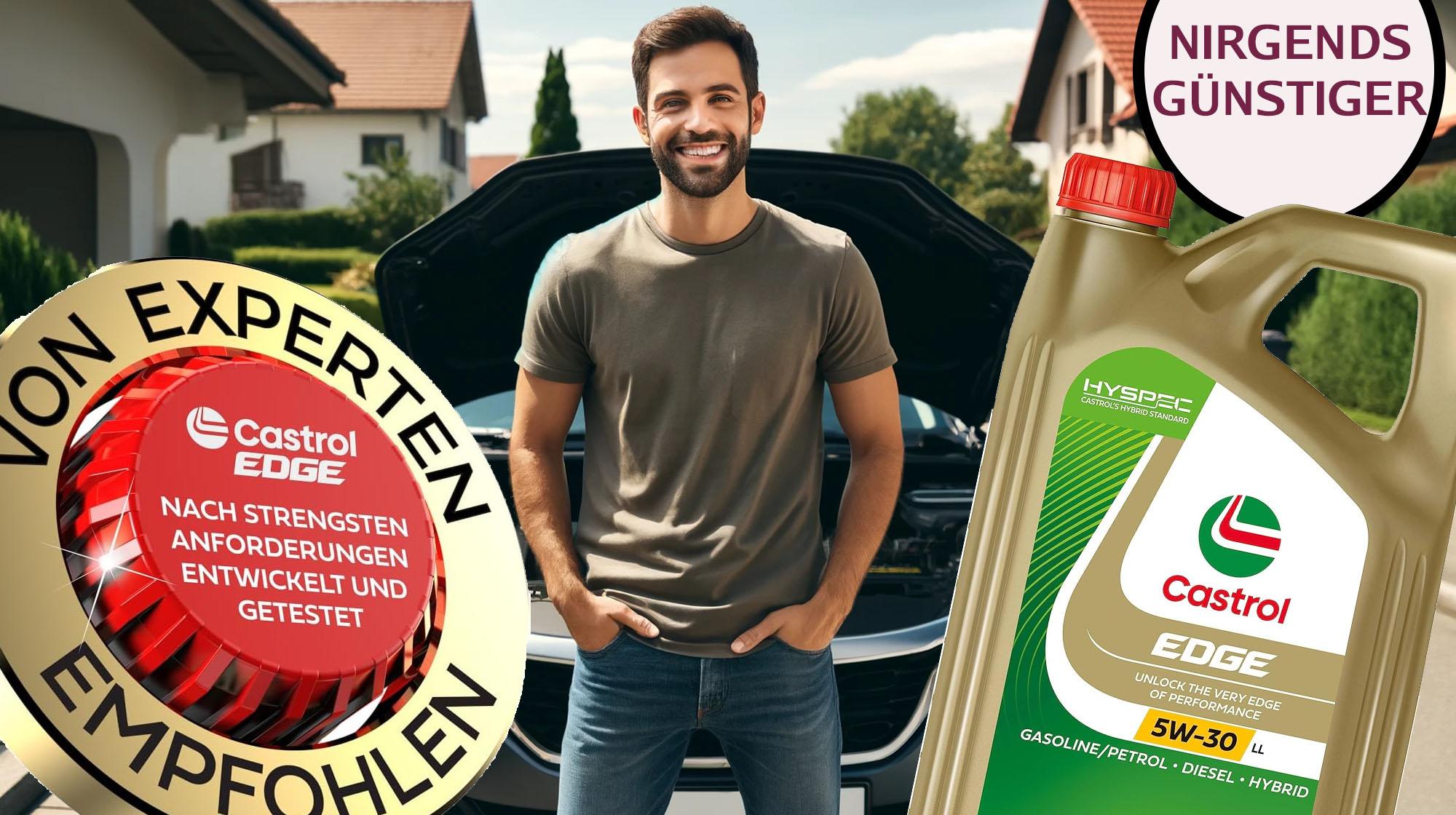 Bestes Motor&ouml;l zum besten Preis - wie lange noch? Castrol Edge 5W-30 Longlife nur 9,60&euro; pro Liter!