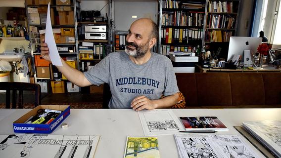 Comic-Salon: Erlanger Künstler Michael Jordan erklärt, wie die Bildergeschichten entstehen