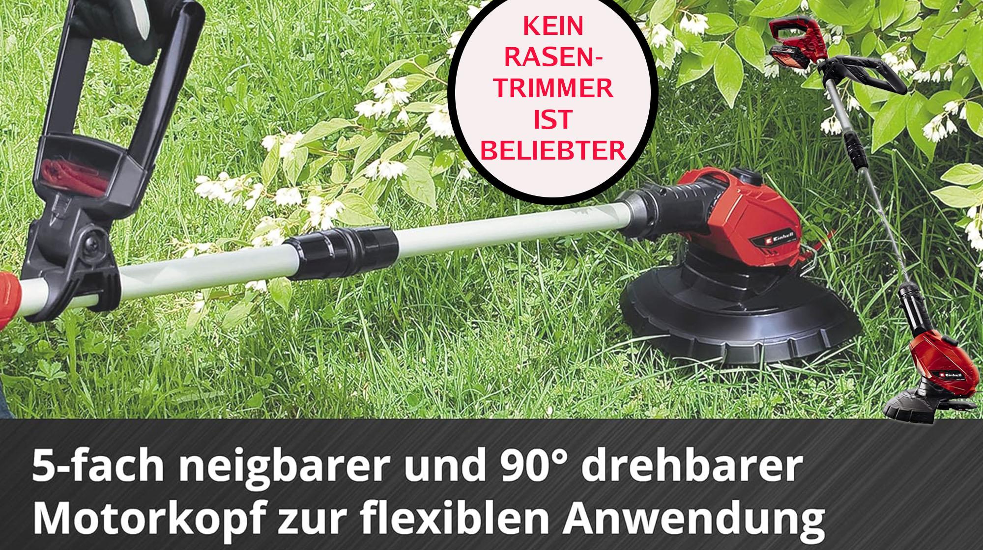 Bester Rasentrimmer hier zum besten Preis! Darum wollen alle 18V-Akku-Rasentrimmer von Einhell