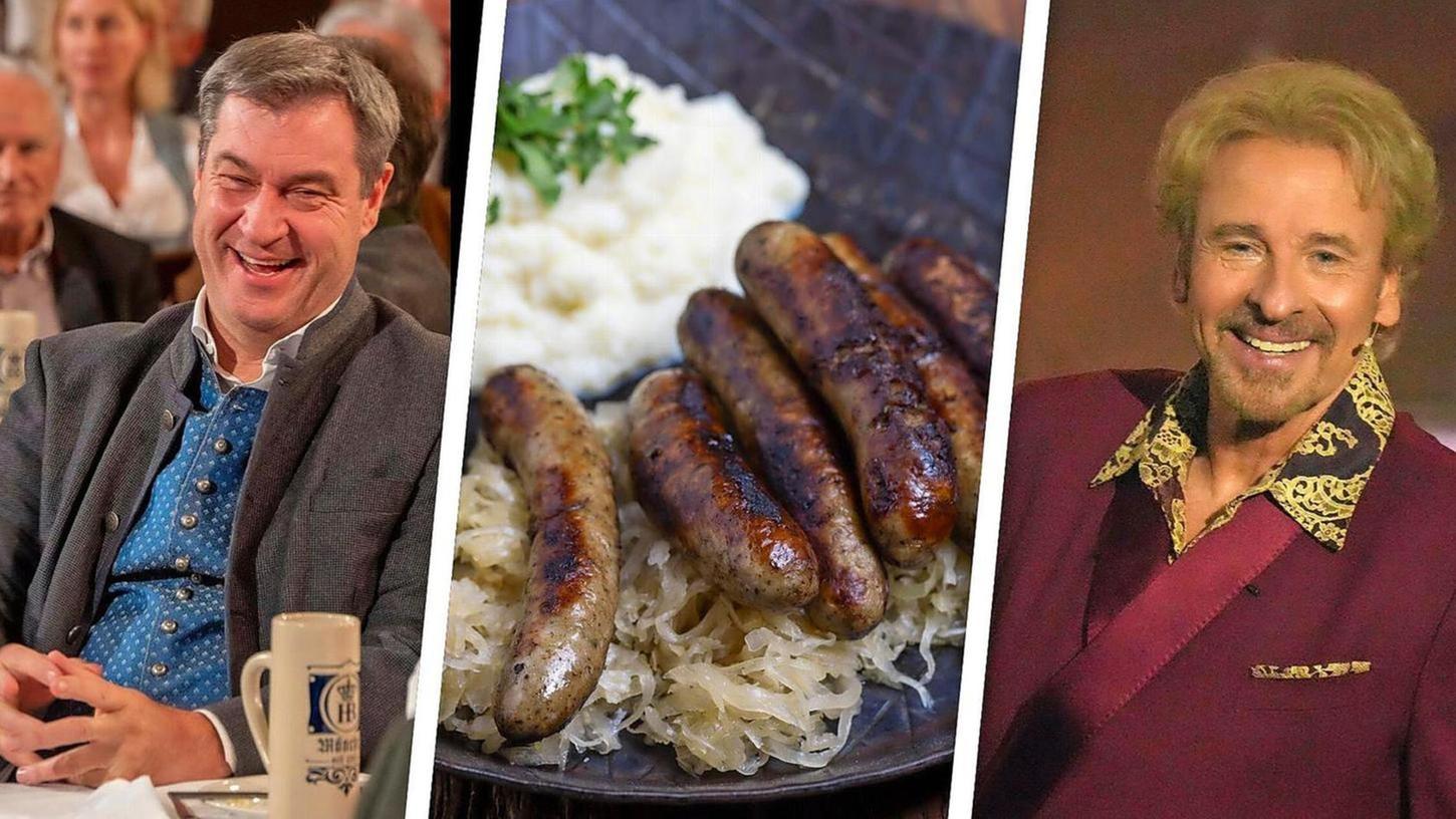 Unter dem Hashtag #söderisst postet Markus Söder regelmäßig seinen Speiseplan. Neulich aß der Ministerpräsident Nürnberger Bratwürste - zusammen mit Moderator Thomas Gottschalk. Unter dem Hashtag #söderisst postet Markus Söder regelmäßig seinen Speiseplan. Neulich aß der Ministerpräsident Nürnberger Bratwürste - zusammen mit Moderator Thomas Gottschalk.