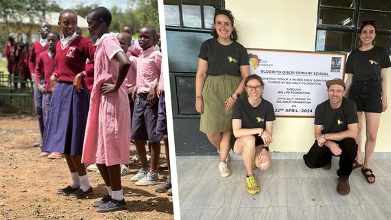 Mit der ihrer"Big Girls Foundation" unterstützen zwei Laufer die Schulbildung von Mädchen in Kenia