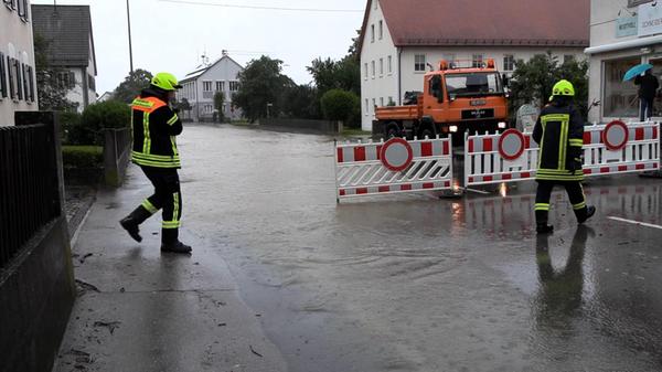 Besonders Fischach in Schwaben hat es stark getroffen.
