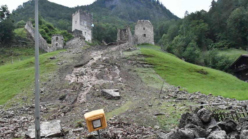 Ein Bild der Zerstörung - wie in vielen Gebieten Bayern.