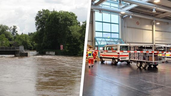 Hochwasser: So ist der Stand in Erlangen und ERH - Helfer sind im Katastrophengebiet