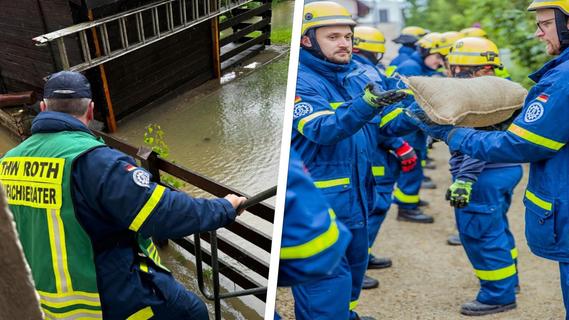 THW-Kräfte aus Roth und Hilpoltstein im Hochwassergebiet: „Der Großkampf startet erst noch“