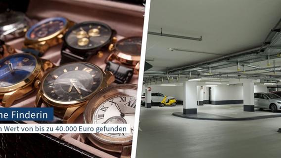 Unfassbarer Fund in Nürnberger Parkhaus: Uhren im Wert von 40.000 Euro lagen herum