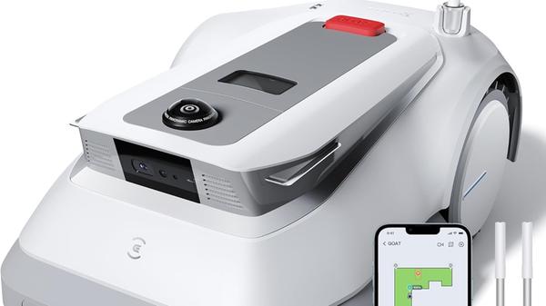 Der Mähroboter bietet eine smarte Hindernisvermeidung.