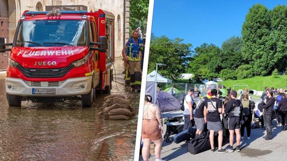 Neue Überschwemmungen drohen: DWD warnt in Franken vor schweren Unwettern - Rock im Park betroffen?