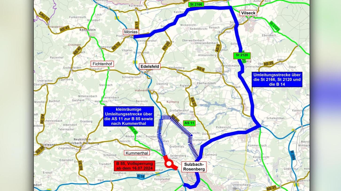 B 85 Rinnat Straßenbauarbeiten Bei Ayrhof: Teilsperrung Der B85 Ab April – PYYYR