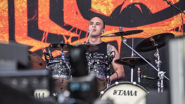 Thy Art Is Murder waren am Nachmittag auch noch auf der Mandora Stage zu sehen.
