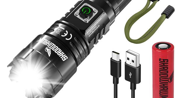 Die Taschenlampe bietet auch eine Powerbank-Funktion.