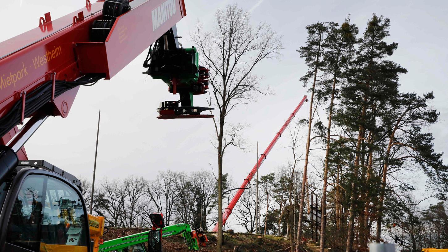 Im Februar 2024 starteten die Baumfällarbeiten auf dem Gelände der Radrennbahn - begleitet von lauten Protesten. Im Februar 2024 starteten die Baumfällarbeiten auf dem Gelände der Radrennbahn - begleitet von lauten Protesten.
