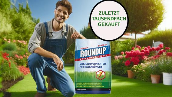 Rasendünger und Unkrautvernichter in einem! Amazon-Bestseller von Roundup kurz mit 25% Rabatt