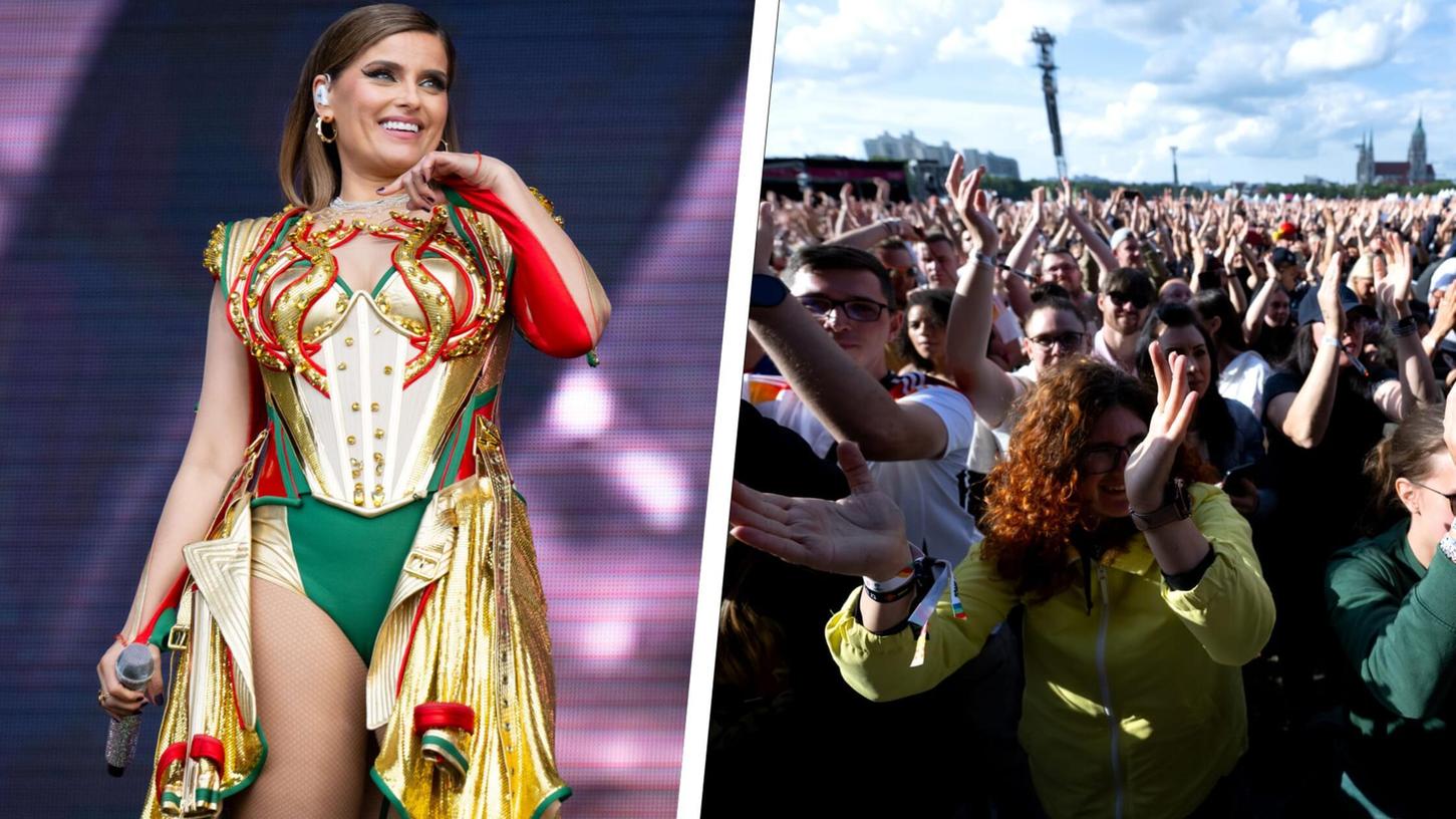 Nelly Furtado heizte mit ihren Hits den Menschen auf der Theresienwiese ein. Nelly Furtado heizte mit ihren Hits den Menschen auf der Theresienwiese ein.
