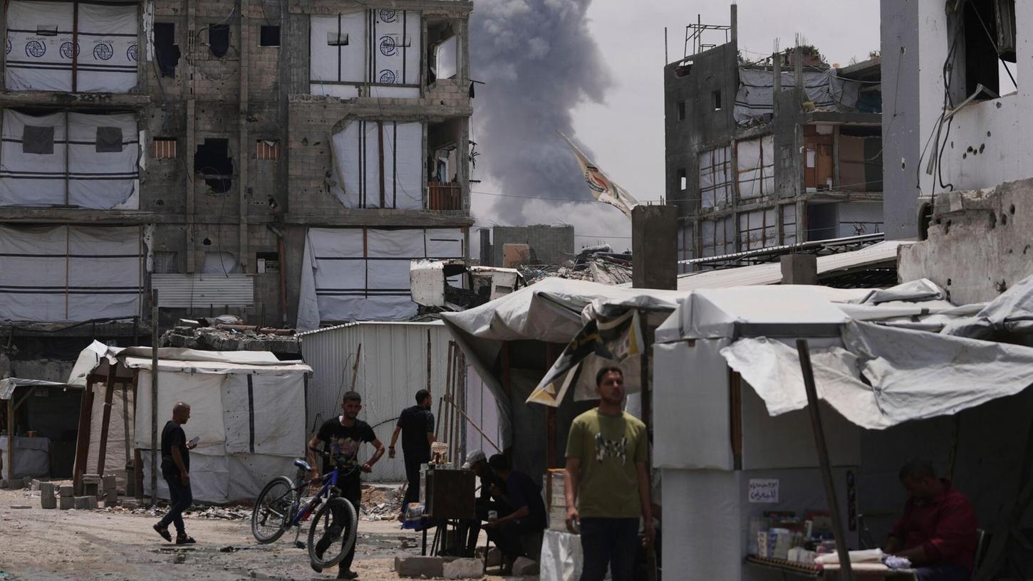 Die Angriffe im Gazastreifen hören nicht auf. Die Angriffe im Gazastreifen hören nicht auf.