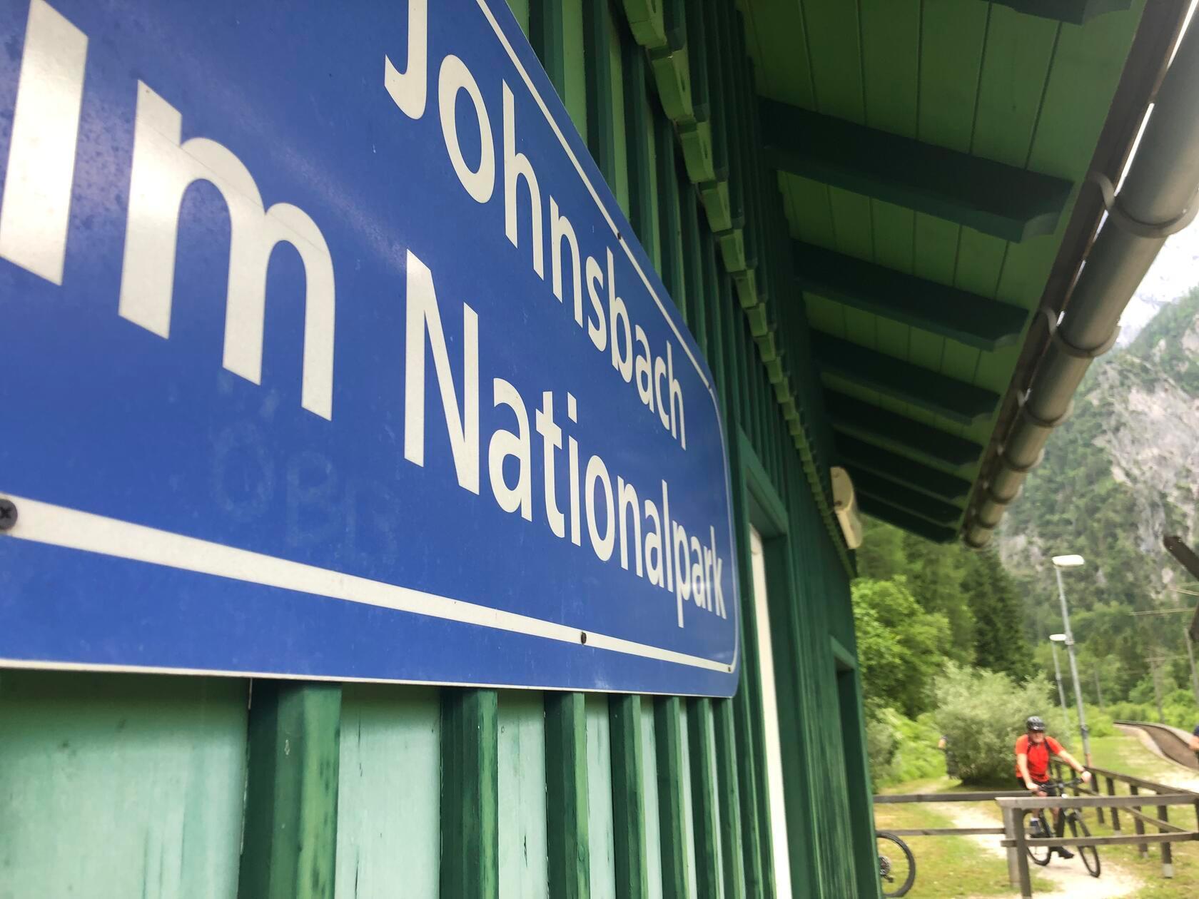 Bahnhof Johnsbach im Nationalpark "Gesäuse".