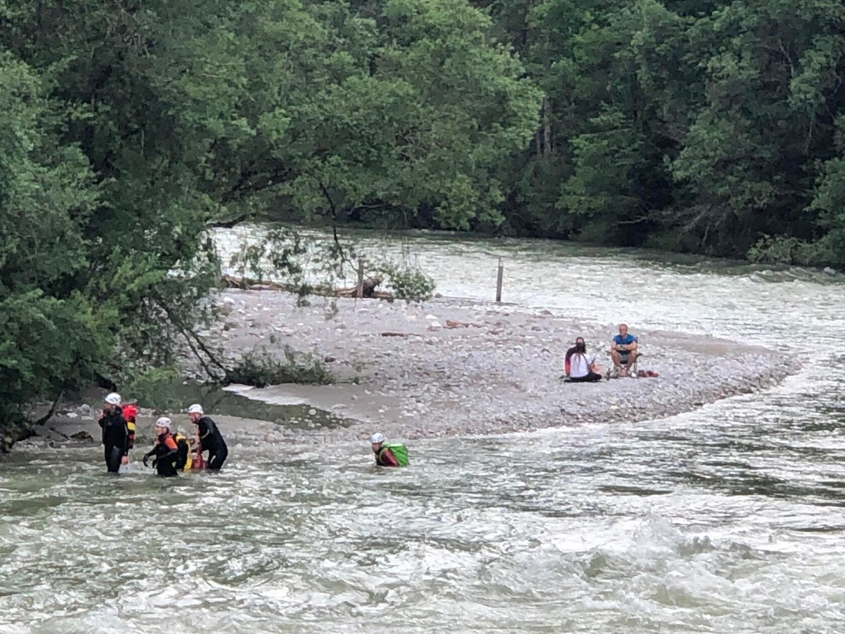 Wildwasser: Die Enns bei Johnsbach.