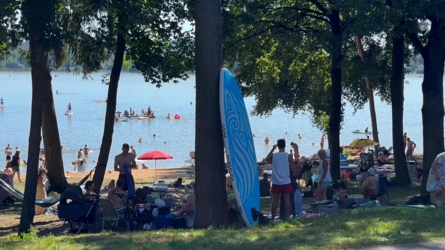In wenigen Wochen hoffentlich möglich: Baden im Kleinen Brombachsee. In wenigen Wochen hoffentlich möglich: Baden im Kleinen Brombachsee.