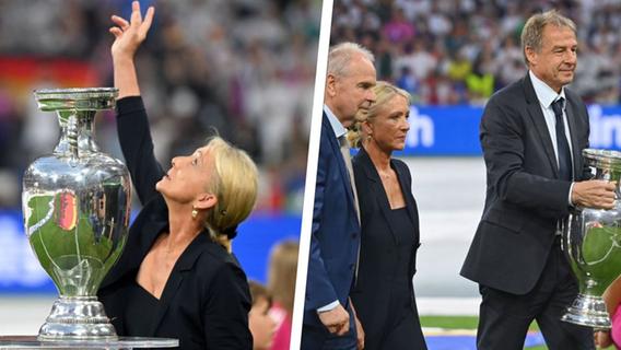 Luftkuss für Beckenbauer: Gänsehaut-Moment unmittelbar vor EM-Eröffnung in Bayern geht um die Welt