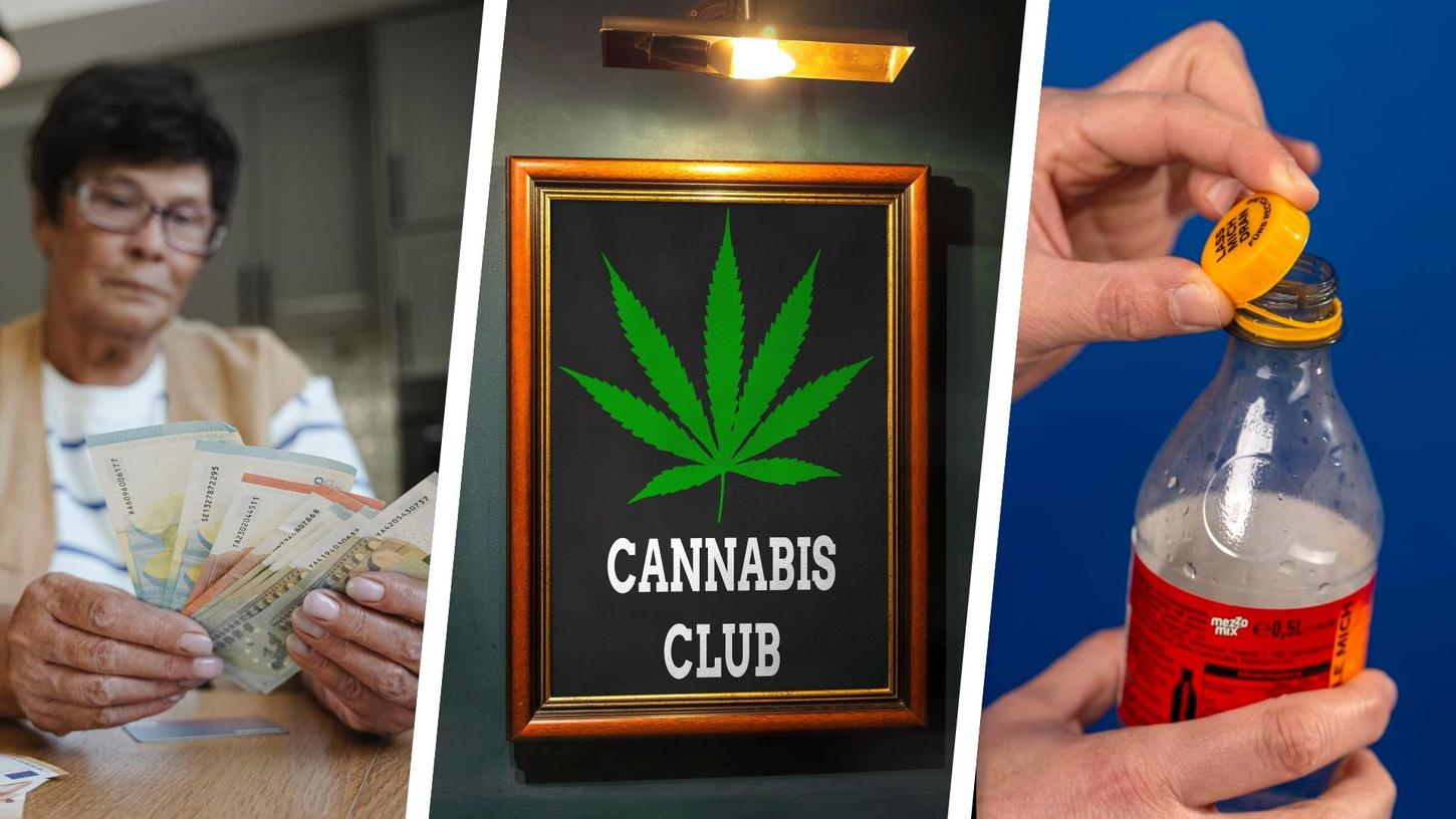 Die Bezüge von Rentnerinnen und Rentner steigen im Juli. Anbauvereinigungen für Cannabis gehen an den Start und für Verschlusskappen an bestimmten Getränken wird es neue Bestimmungen geben.