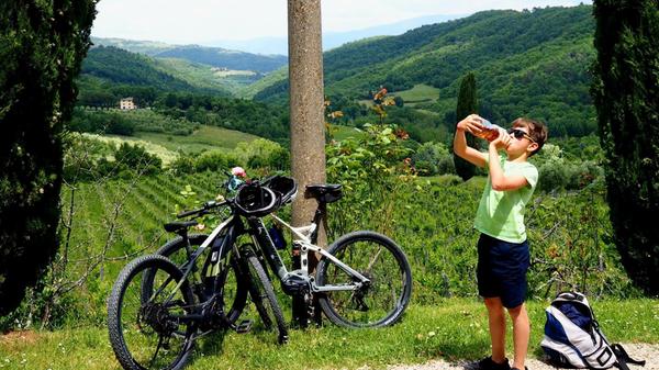 Radtour zu den Winzern des Chianti.