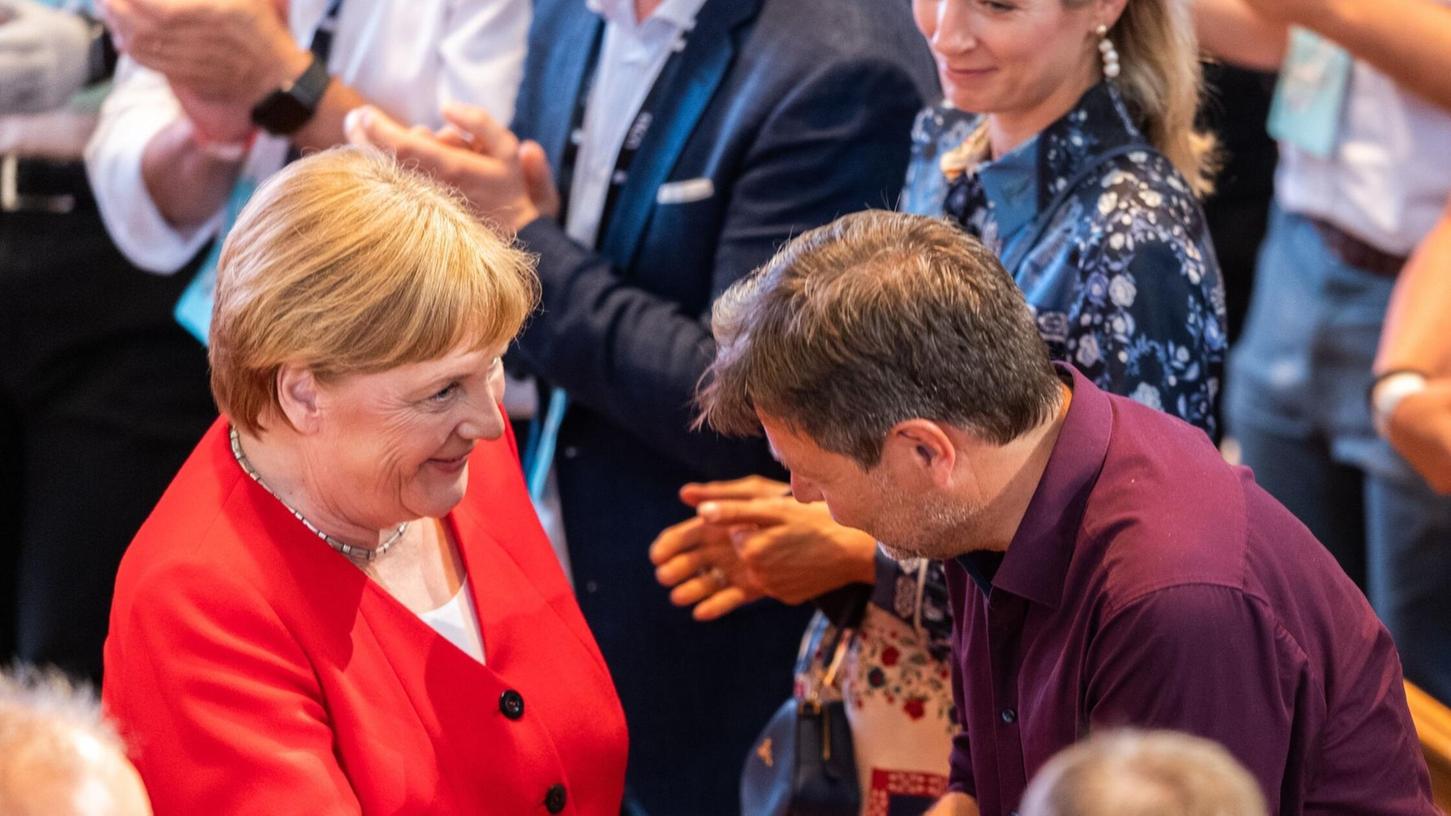 Robert Habeck mag den feinen Spott von Angela Merkel.