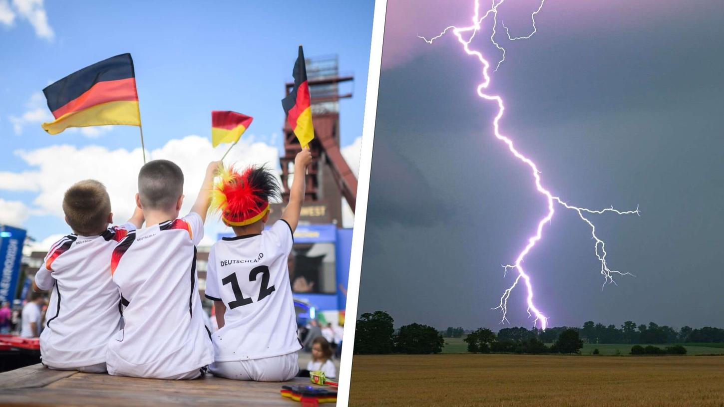 Der DWD warnt in Mittelfranken am Samstag vor Hitze und Unwettern. Der DWD warnt in Mittelfranken am Samstag vor Hitze und Unwettern.