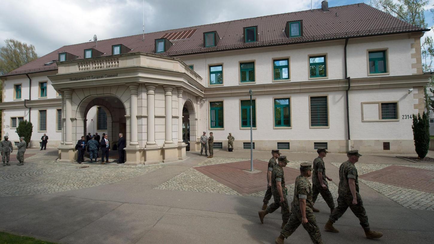 Eucom-Hauptquartier in Stuttgart: Erhöhte Sicherheitsstufe für US-Militär in Europa.