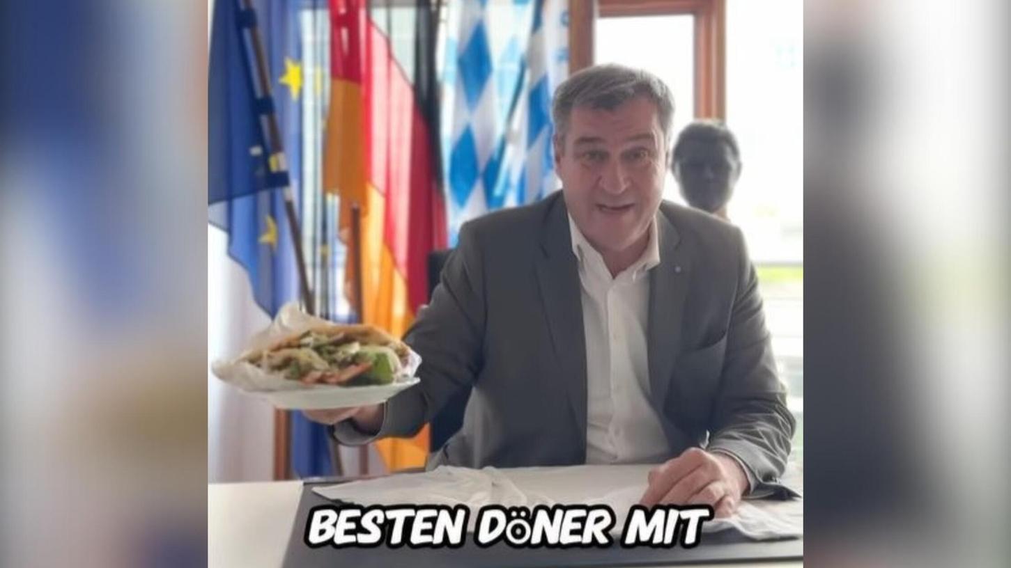 Hat nun mehr als eine halbe Million Follower bei Instagram: Markus Söder. Hat nun mehr als eine halbe Million Follower bei Instagram: Markus Söder.