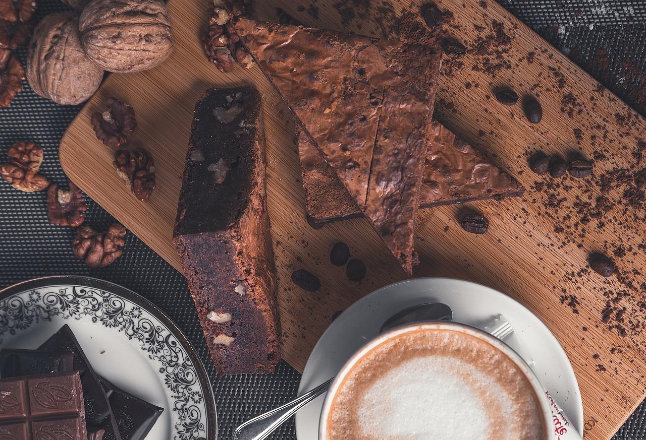 Einfaches Rezept für Brownies: Mit Walnüssen und Kaffeegeschmack