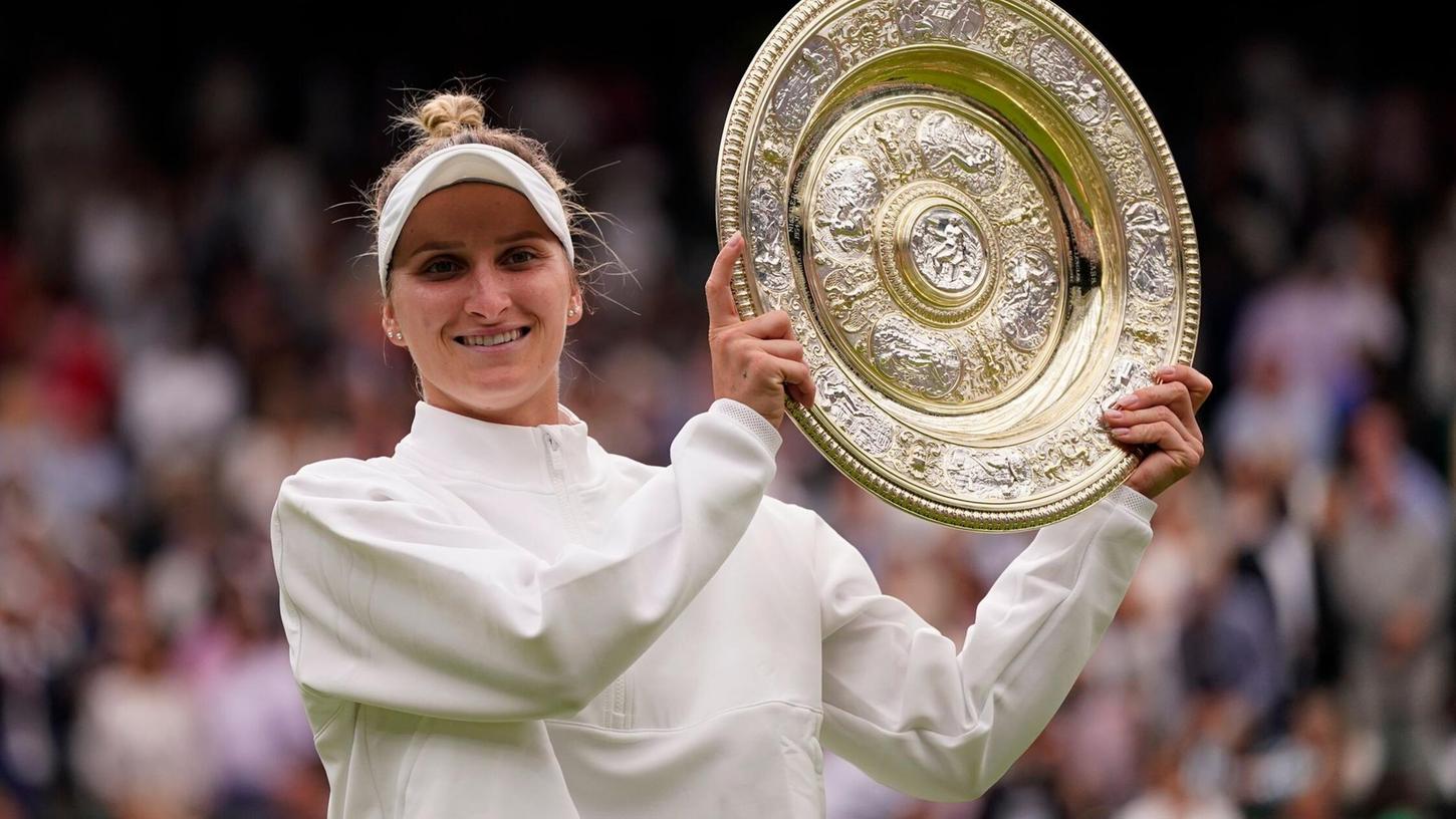Vor einem Jahr gewann Marketa Vondrousova in Wimbledon den Titel - nun ist sie ausgeschieden.