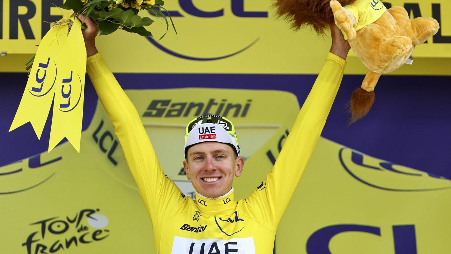 Tadej Pogacar übernimmt nach der vierten Etappe der Tour de France wieder das Gelbe Trikot.