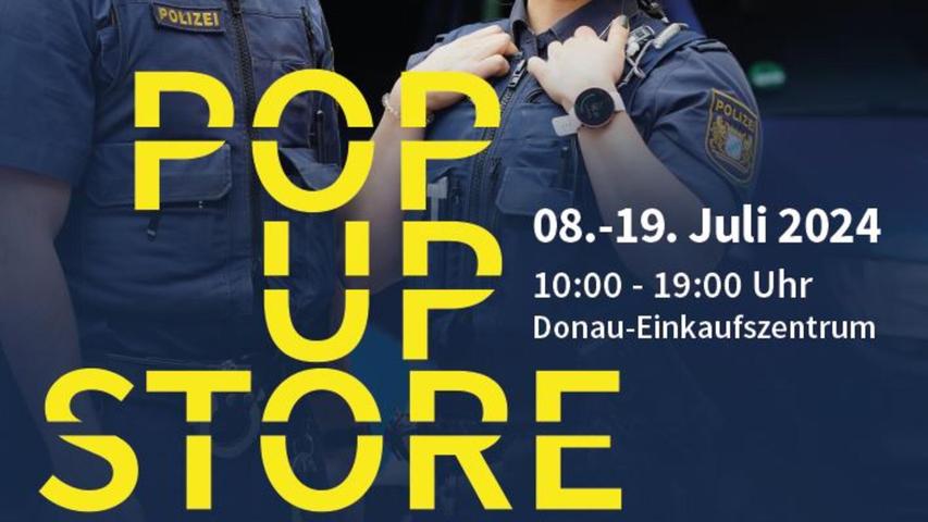 Polizei zum Ausprobieren: Präsidium Oberpfalz öffnet Pop-Up-Store in Regensburg