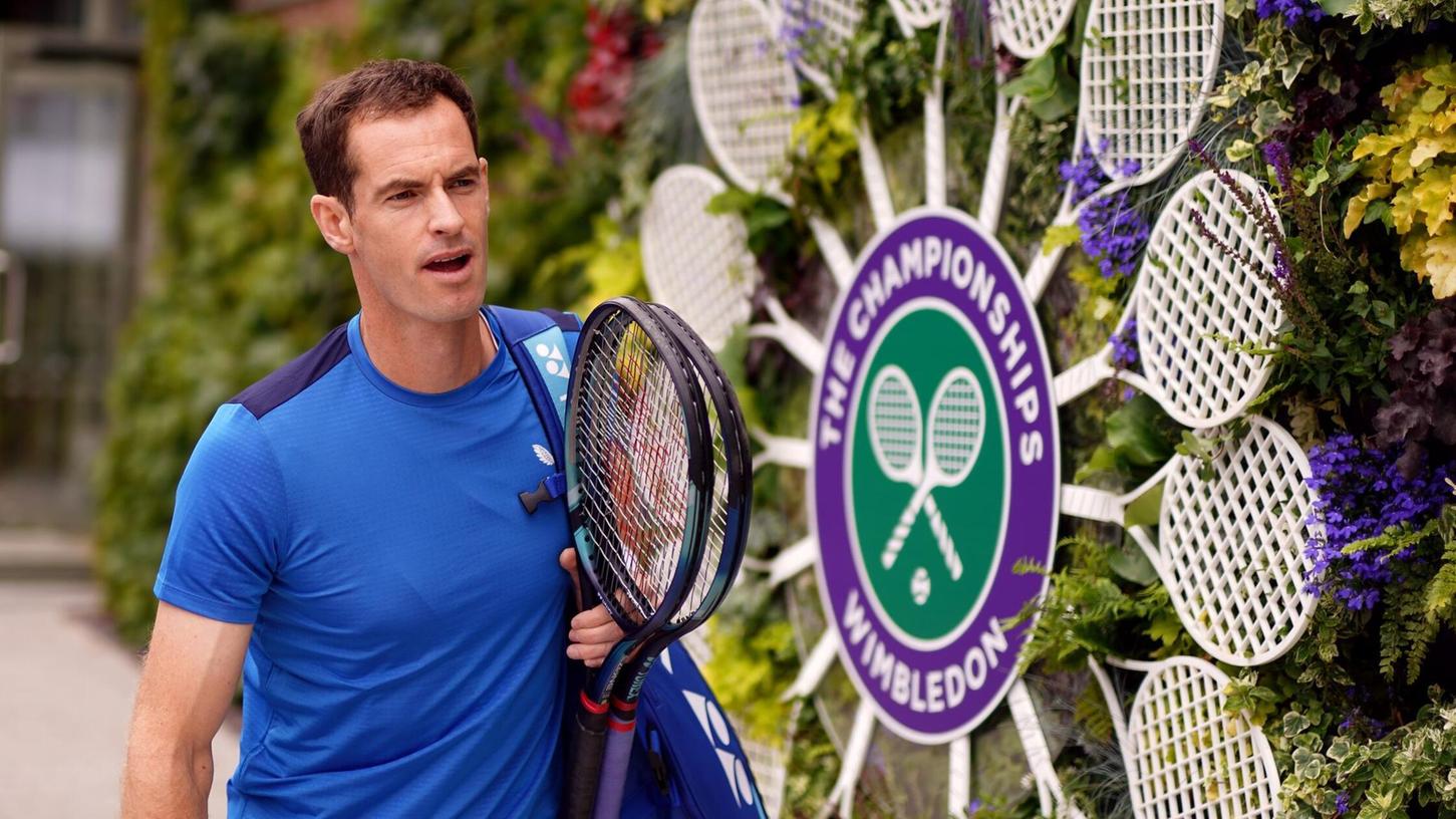 Andy Murray schlägt doch noch in Wimbledon auf.
