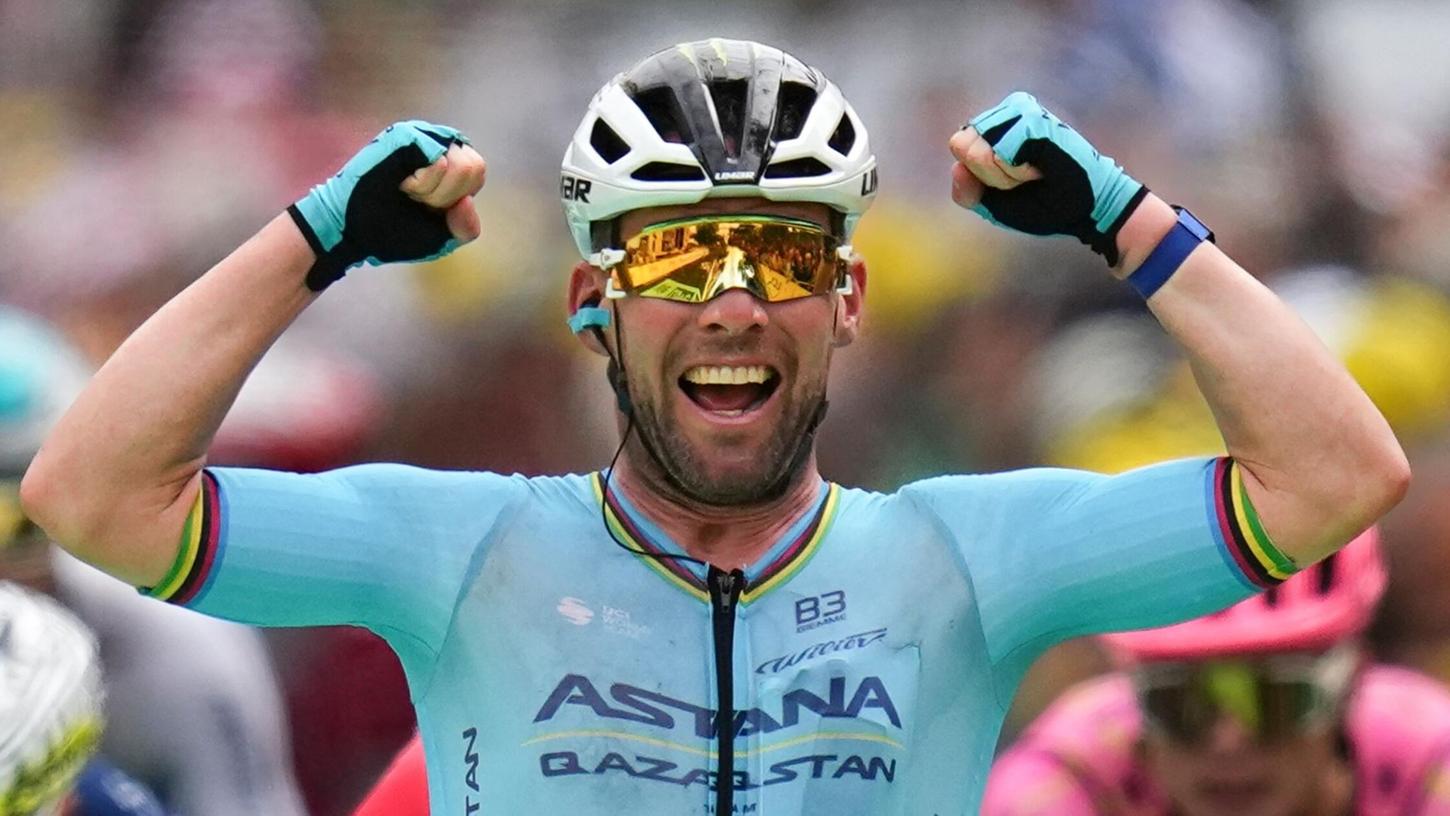 Etappensieger Mark Cavendish schrieb Tour-Geschichte.