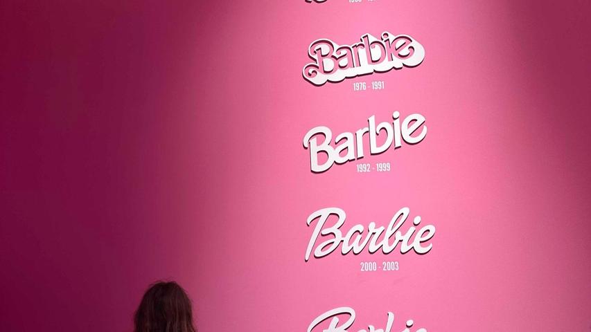 Auch der Barbie-Schriftzug hat sich immer wieder verändert.