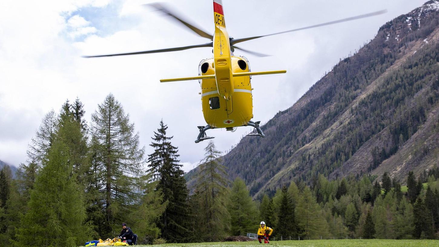 Die bayerischen Schüler sind in den Alpen in Bergnot geraten. Ein Helikopter rückte aus. (Symbolbild)