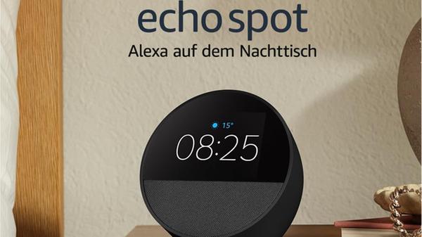 Der Echo Spot verfügt über einen Touchscreen.