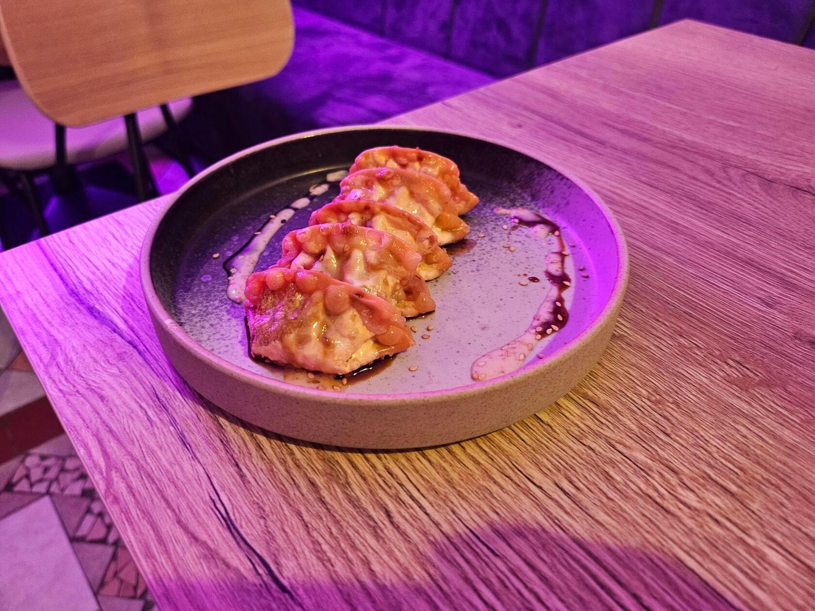 Auch Gyozas dürfen auf der Karte nicht fehlen.