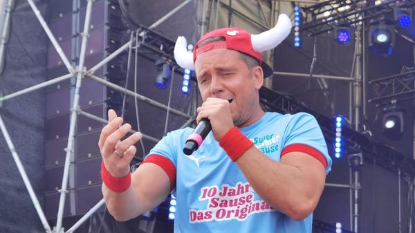 Auch Lorenz Büffel hatte einen Auftritt.