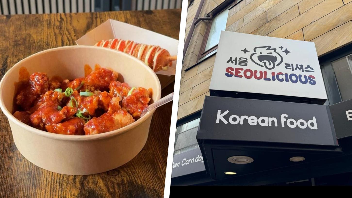 Unter anderem das berühmte Korean Fried Chicken und die beliebten Corn-Dogs kann man bei Seoulicious in der Krebsgasse erwerben. Unter anderem das berühmte Korean Fried Chicken und die beliebten Corn-Dogs kann man bei Seoulicious in der Krebsgasse erwerben.