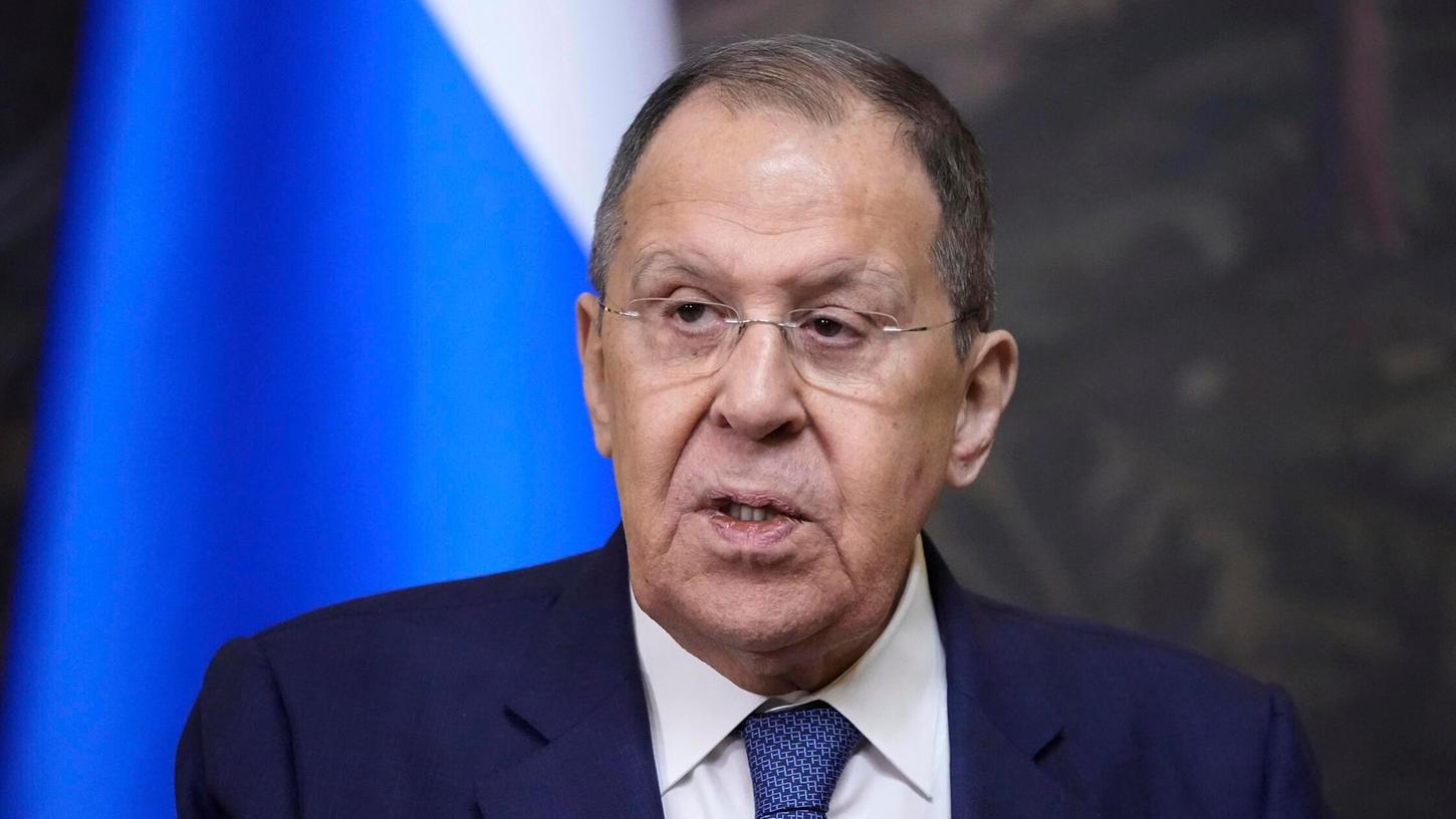 Der russische Außenminister Sergej Lawrow zeigt sich bereit für weitere Verhandlungen mit der Ukraine. (Symbolbild) Der russische Außenminister Sergej Lawrow zeigt sich bereit für weitere Verhandlungen mit der Ukraine. (Symbolbild)