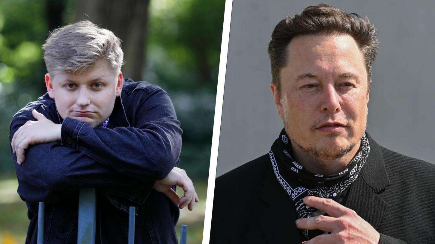 Jetzt wurde auch Elon Musk auf den fränkischen Satiriker aufmerksam. Jetzt wurde auch Elon Musk auf den fränkischen Satiriker aufmerksam.