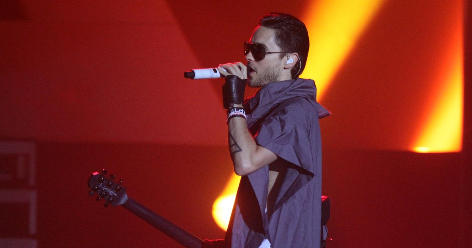 Schon 2010 begeisterten Thirty Seconds to Mars um Sänger Jared Leto die Fans bei Rock im Park. Dieses Jahr darf die Band als Headliner am Sonntag auf die Bühne.
